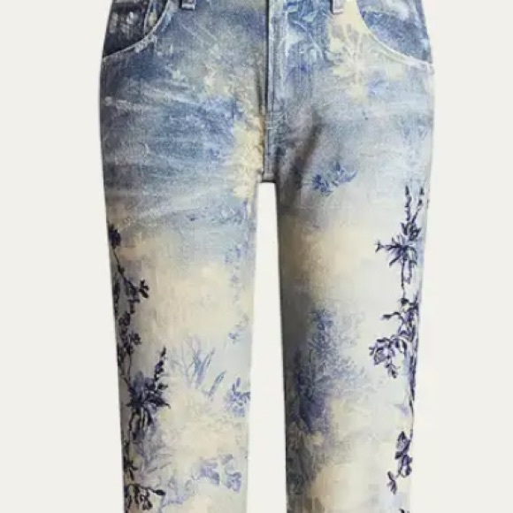 RALPH LAUREN COLLECTION RUNWAY 2024 EMBELLISHED STRAIGHT LEG JEANS SIZE US 28 - Picture 7 of 7